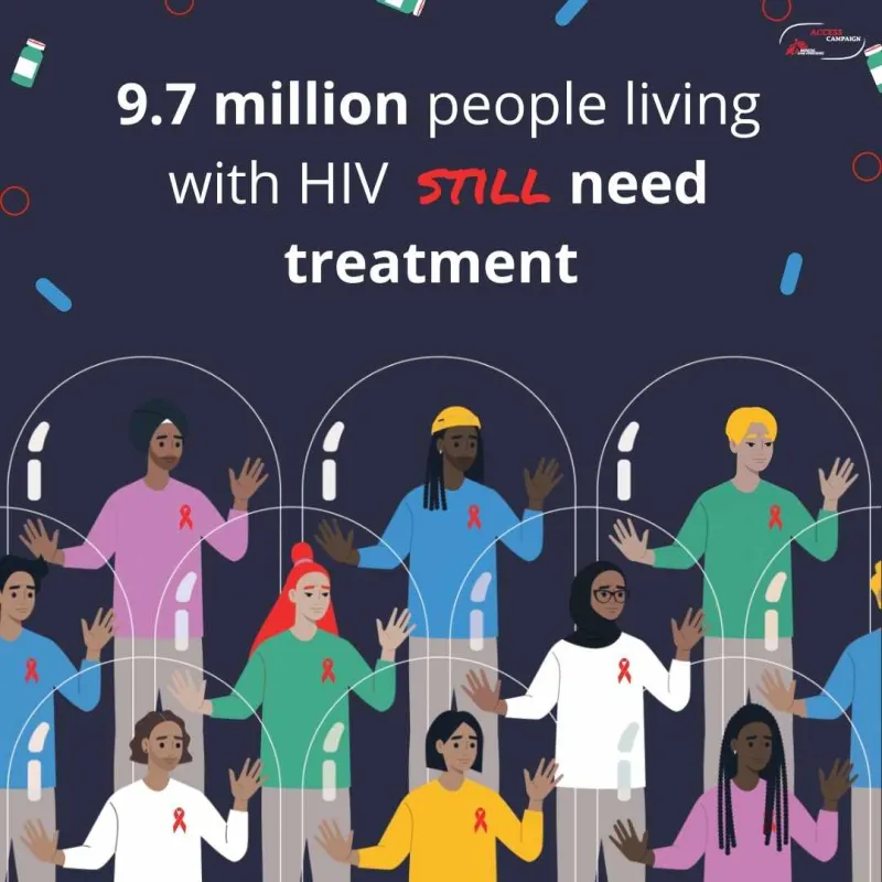 9.7 million people with HIV still need treatment