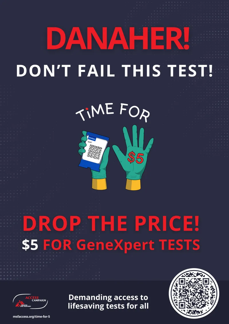 Danaher! Don't fail this test! Drop the price!
