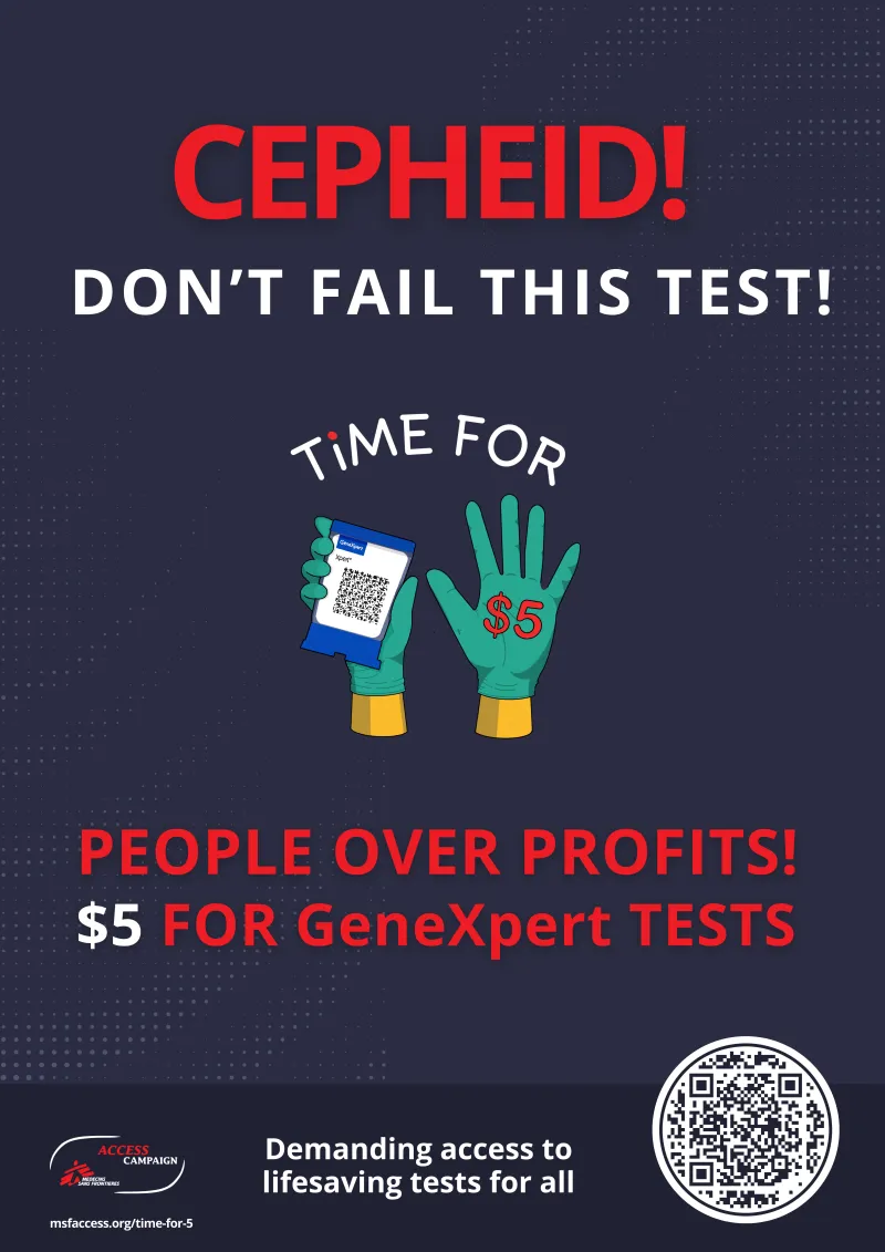 Cepheid! Don't fail this test! People over profits!